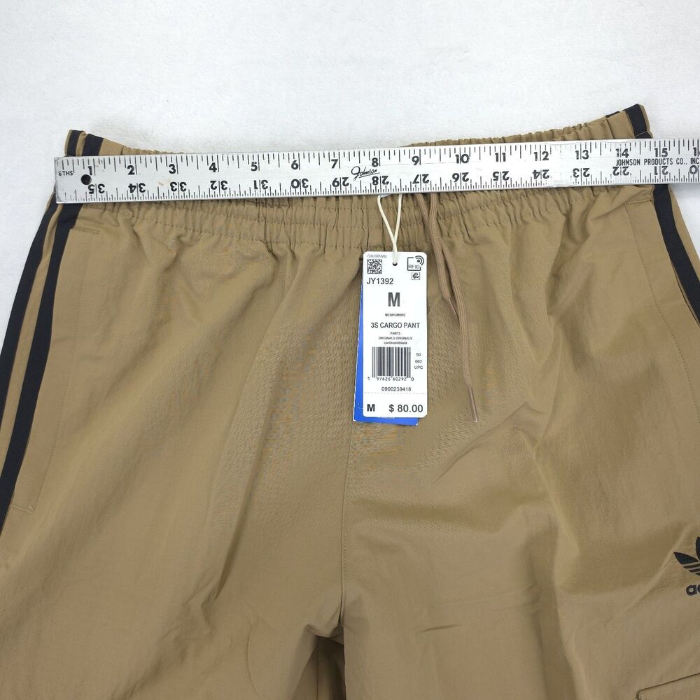 Adidas 3S Cargo Pant Tan Mens Size Medium JY1392 NWT - Picture 3 of 10